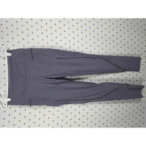 Victorias Secret SPORT Grey Knockout Leggings Tights MEDIUM pockets